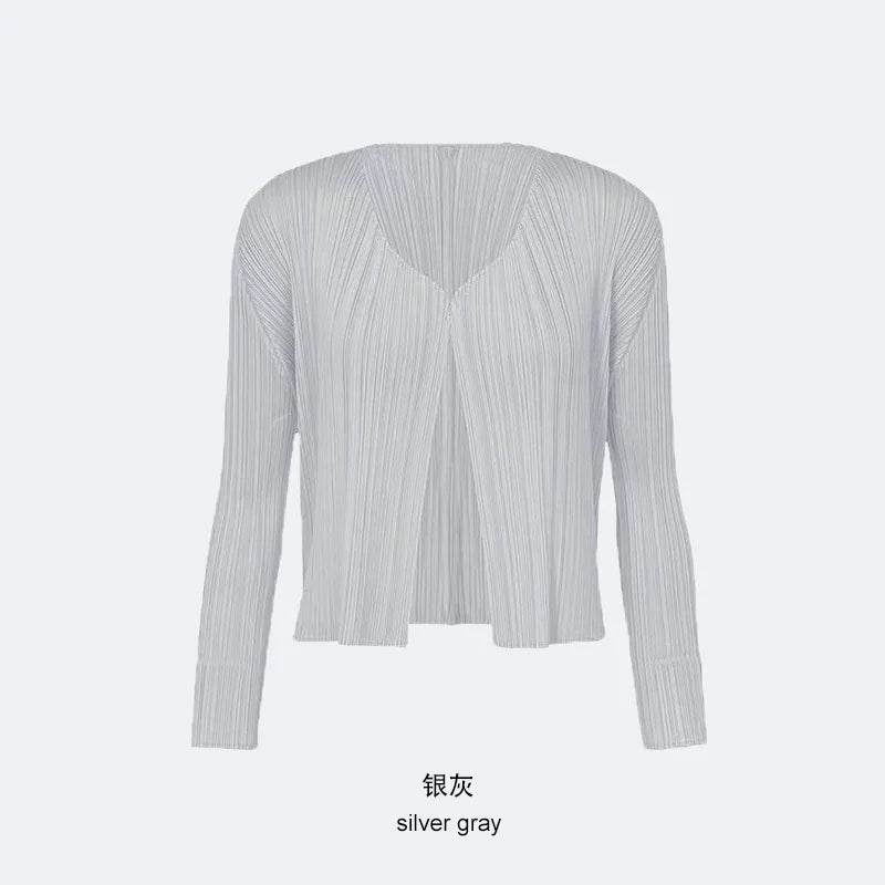 Qingbei Women's Slim Fit Short Outerwear Folded Sun Protection Light Design Fashionable Air Conditioning Cardigan Polyester L...