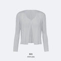 Qingbei Women's Slim Fit Short Outerwear Folded Sun Protection Light Design Fashionable Air Conditioning Cardigan Polyester L...