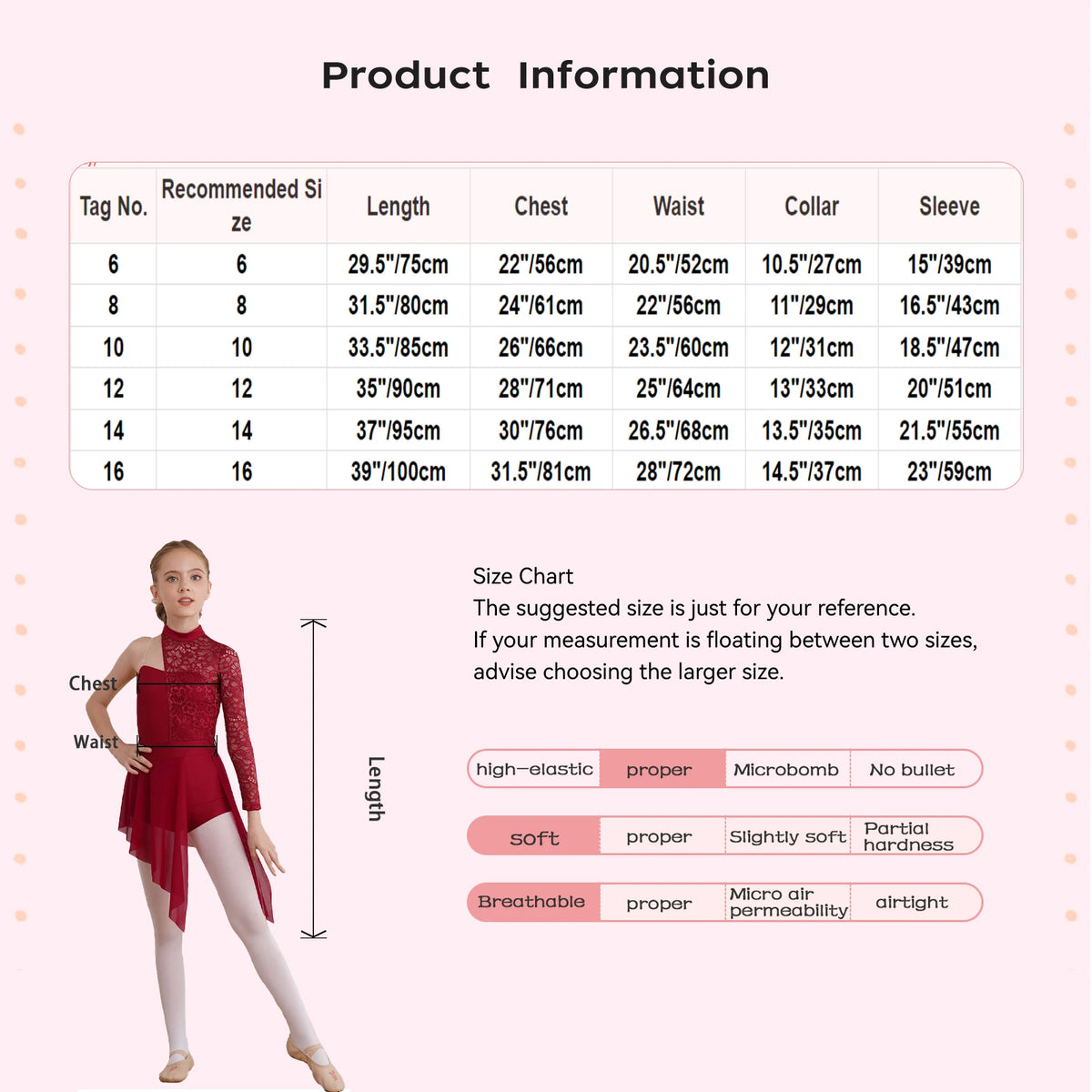 Kids Girls Modern Lyrical Dance Dress Round Neck Asymmetrical Cutout Patchwork Sides Split Sheer Mesh Leotard Dress Dancewear