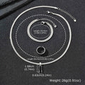 Men's Geometric Square Pendant Necklace, Simple Flat Cuban Chain Bracelet & Ring, Trendy Hip Hop Stainless Steel Jewelry Set