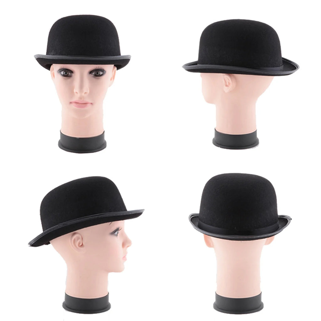 Classic Top Hats for Men Felt Tuxedo Costume Hat Chaplin Cosplay hat for Dress-Up Parties Costume