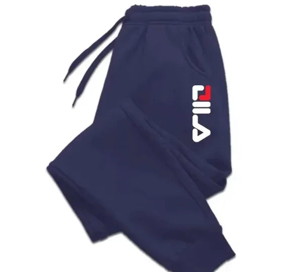 Autumn Winter Men's Joggers Drawstring Casual Pants Fleece Sweatpants Workout Running Gym Fitness Sports Trousers
