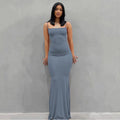 Dresses 2025 Woman Fashion New Summer Solid Colour Sexy Slim Camisole Skirts