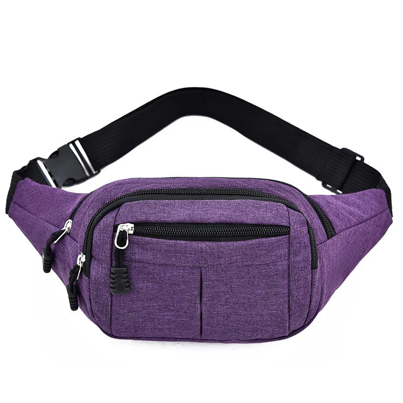 Men's Waist Pack Nylon Sport Fanny Bags Boy Drop Leg Bags Hip Bum Belt Bag Travel Riding Motorcycle Crossbody Purse Pouch