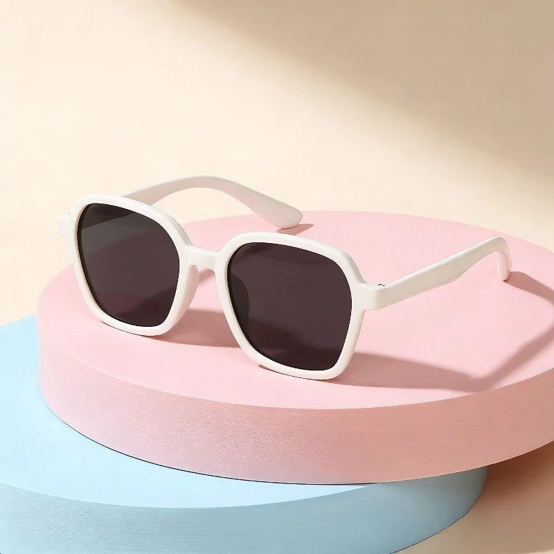 Korean Cute Children's Sunglasses 1-8 Years Old Beach Shading To Prevent Outside Children's Mirror Sunglasses Female