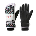 Kawaii Cartoon Children Ski Gloves Full Finger Riding Kids Snowboard Gloves Keep Warm Thicken Girls Skiing Gloves Boys/girls