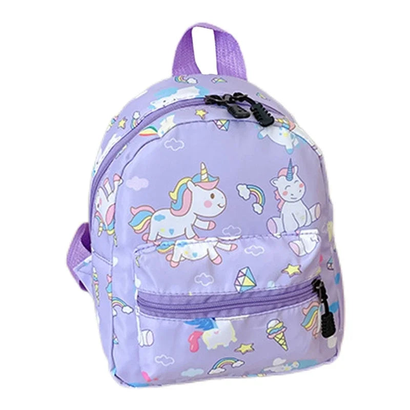 Children Backpack Cartoon Dinosaur Unicorn Pattern Baby Cute Kindergarten Schoolbag Waterproof Kids Bags Boys Girls Backpacks