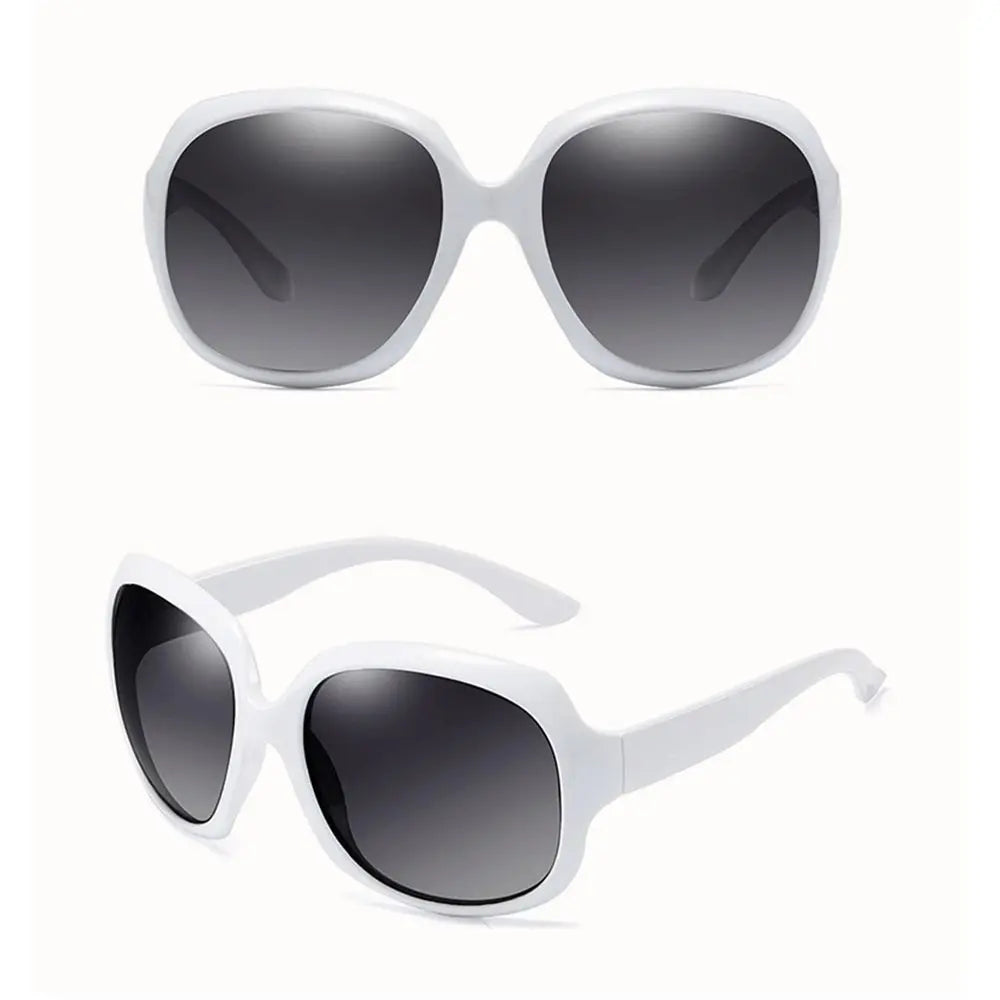 Fashion Shades Sunglasses for Women Square Elliptical Frame Oversized Sunglasses UV 400 Driver's Sun Glasses for Women Men