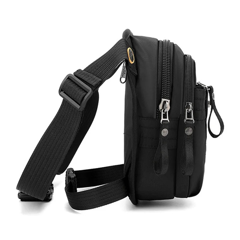 Men Drop Leg Bag Waist Fanny Pack Cross Body Bag Motorcycle Rider Travel Hiking Outdoor Sports Multi-Pocket Thigh Hip Belt Bags