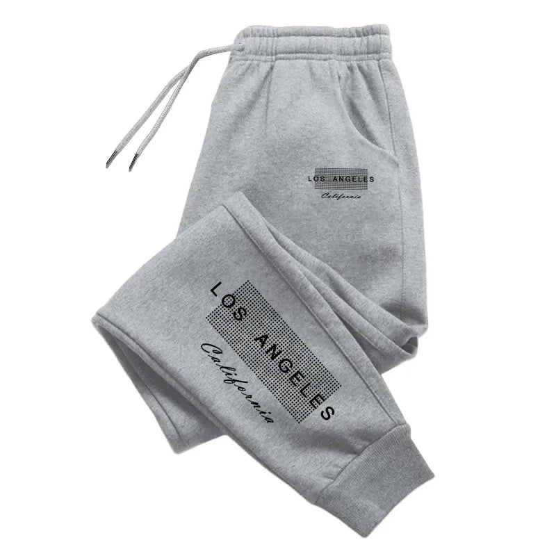 Comfort Soft Fashion Print 2026 Spring Simple Men's Sweatpants Hot Sales Versatile Gym Sports Casual Trousers Drawstring Jogging