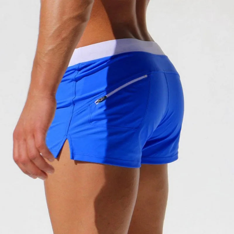 2026 New Men Swimwear Sexy Swimming Trunks Swim Briefs Swimsuit Quick Dry Beach Shorts for Summer Vacation Men's Swimming Shorts