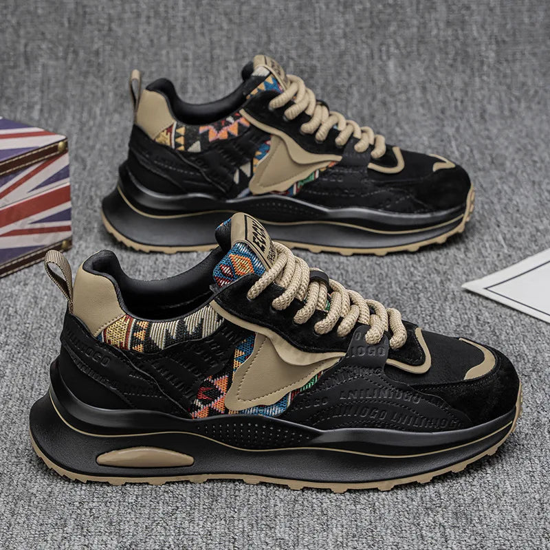 Men's Shoes 2025 Spring New Fashion Casual Shoes Men Comfort Platform Man Anti-slip Wear-resistant Sport Shoes Zapatillas Hombre
