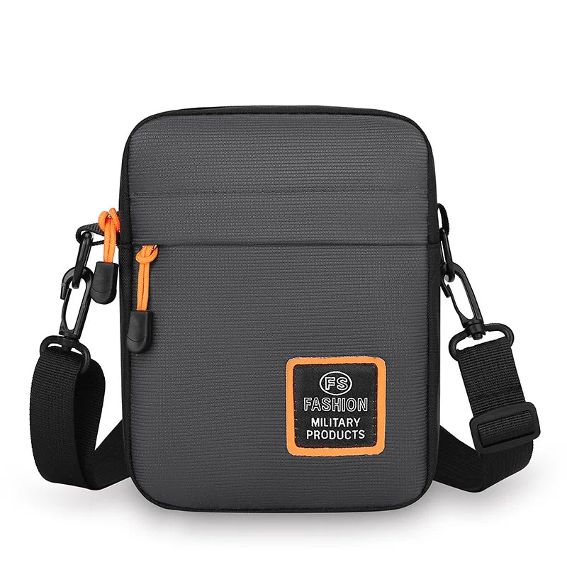 Men's Business Shoulder Bag Casual Man's Messenger Bag Durable Male Handbag Waterproof Oxford Cloth Bag Mini Mobile Phone Bags
