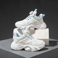 Kids' Fashion Chunky Sneakers Breathable Mesh Rotating Lock Strap Athletic Shoes for Boys and Girls
