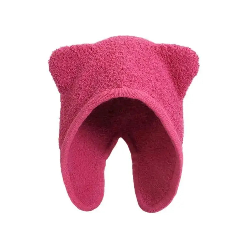 39BD Women Bear Hat for Outdoor Sports Color Head Wrap Hat for Halloween