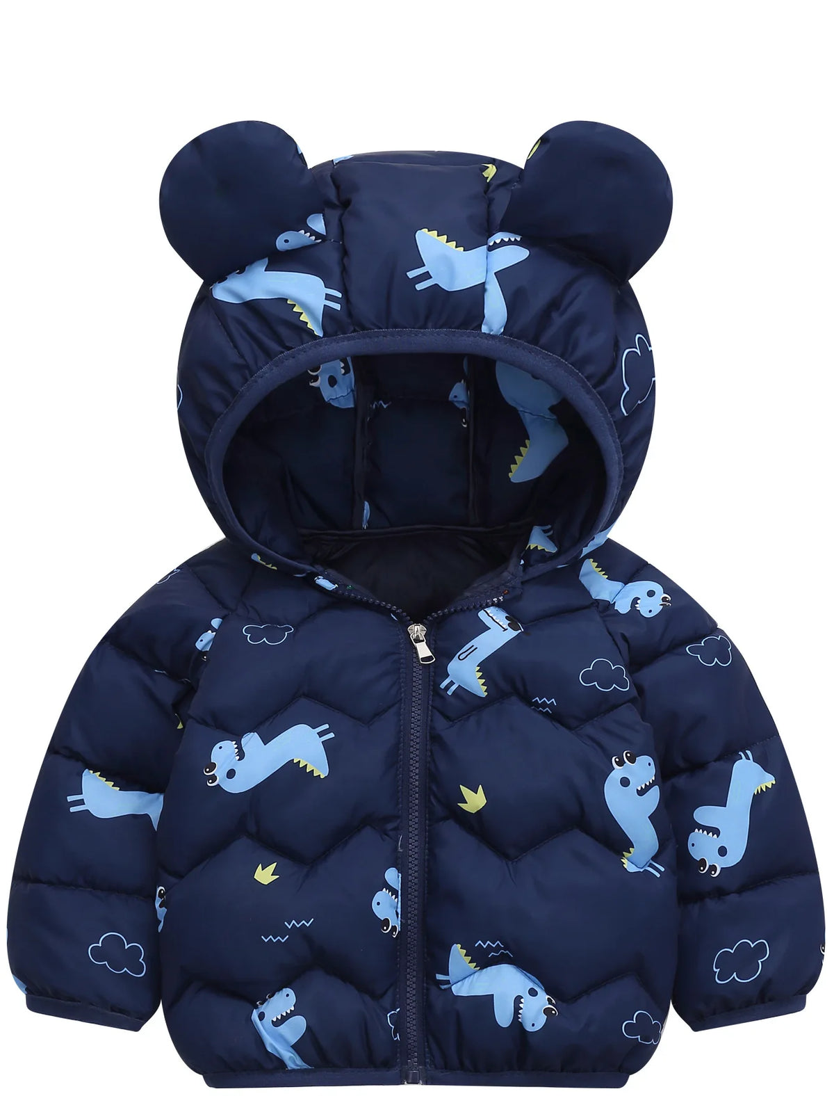 Children's Coat Baby Cartoon Jacket Boys Hooded Clothing Girls Warm Winter Clothes Toddler Kids Outerwear