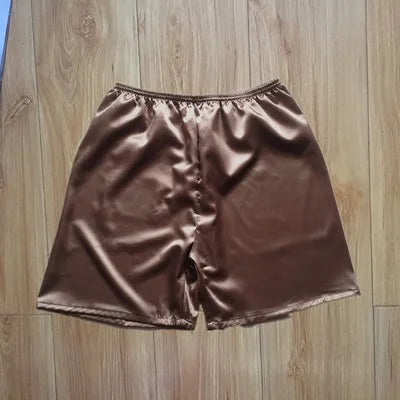 Men's Pajamas Pant Silk Short Summer Household Pants Can Wear Outside Comfort Beach Sleeping Bottom Clothing Underwear