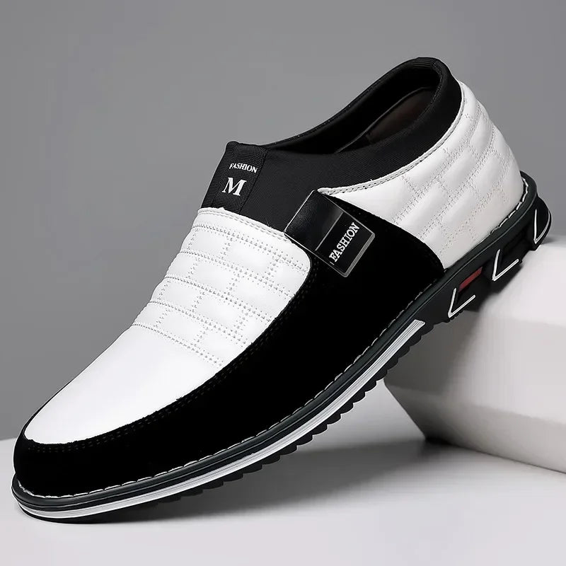 Casual Leather Shoes for Men Trend Men Business Shoes Office Comfort Working Footwear Man Loafers Big Size 38-50 Tenis Masculino
