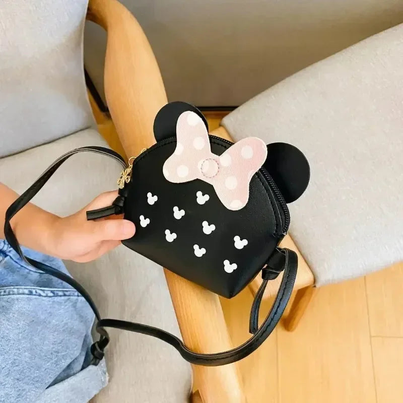Girl's Cute Crossbody Bags Children Wallet Coin Purse Cute Cartoon Bow Shoulder Bag Kids Coin Pouch Bowknot Shoulder Bags