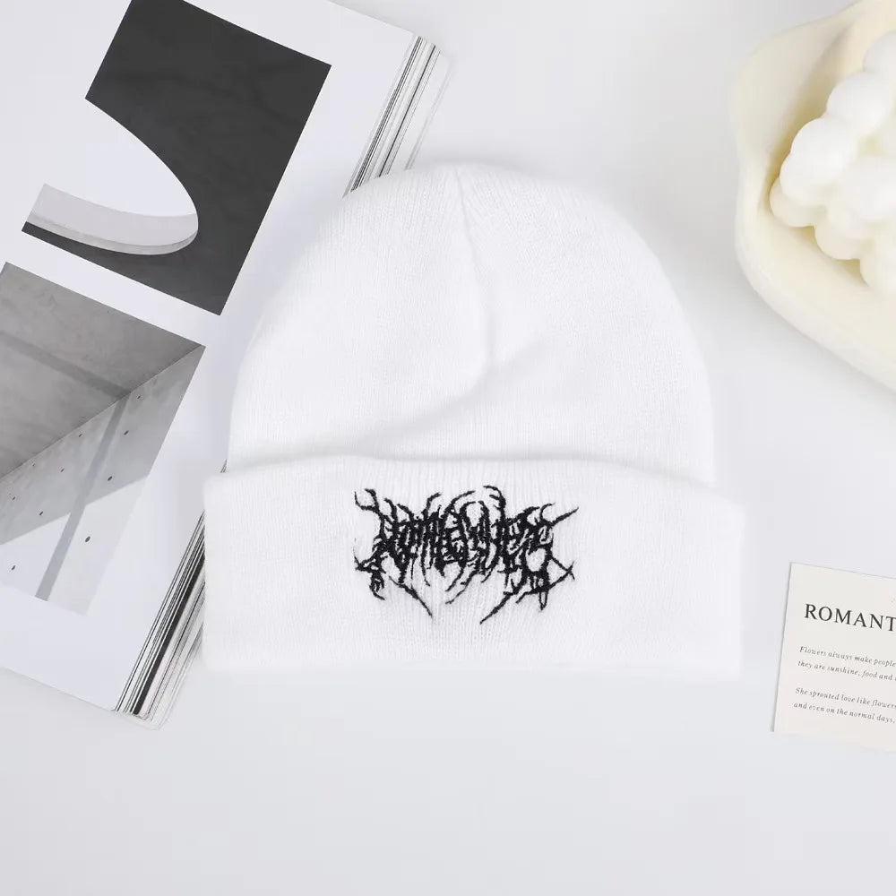 Men's Personalized Street Hip Hop Embroidered Knitted Hat