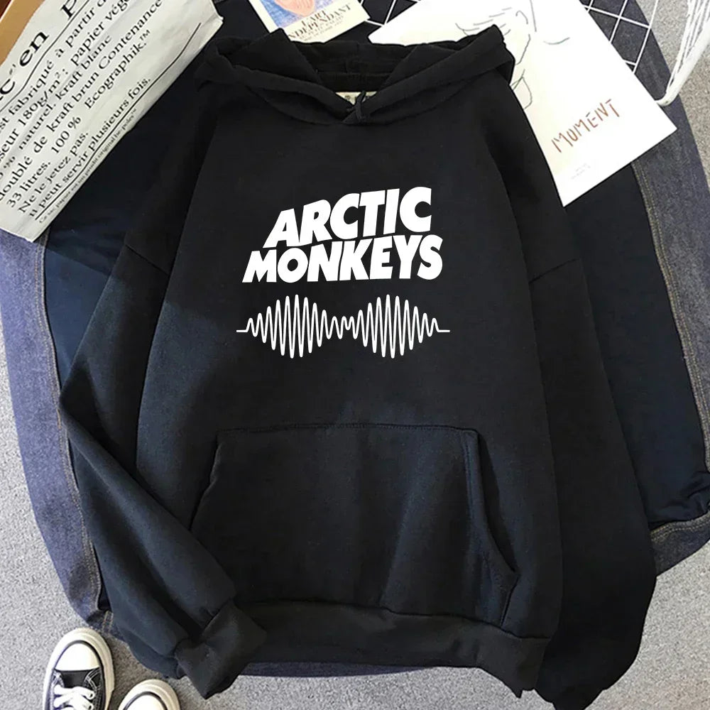 Autumn Men Women Fashion Hoodies Rock Arctic Monkeys Print Hoodie Hip Hop Women Coats Rapper Sweater Unisex Clothing Harajuku