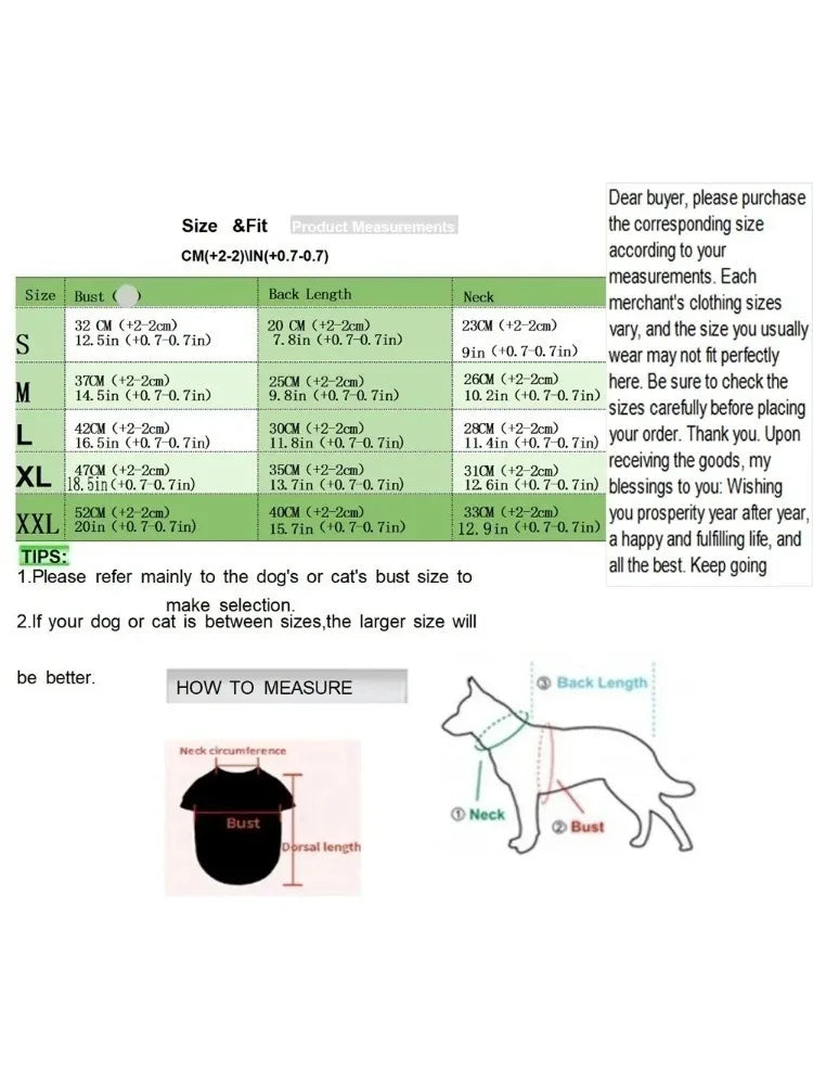 Pet clothing outdoor  dog four-legged outfit spring and summer new dog clothes cat spring and summer clothes for sun protection