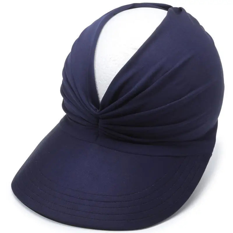 Beach Sun Hat For Women Spring/Summer With A Hollow Top Sun Protection Hat For Ladies Outdoor Sports Hat
