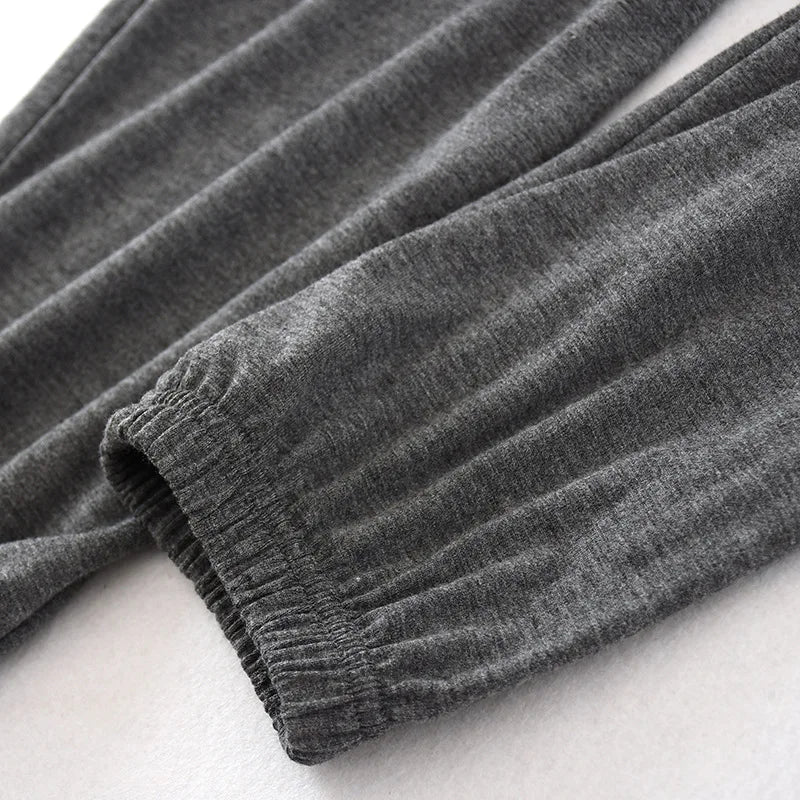 Japanese New Spring And Autumn Men's Pajamas Men's Modal Home Pants Tapered Pants Elastic Loose Large Size Trousers Pajama Pants