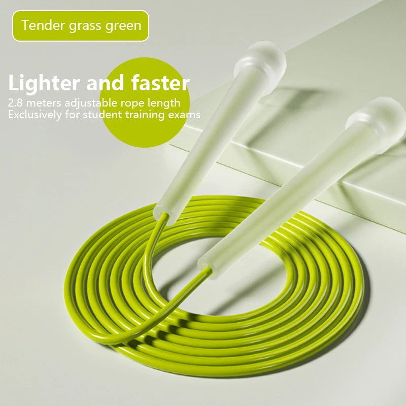2.8M Kids Jump Rope Transparent Handle Racing Sports Equipment for Children's Physical Fitness Training