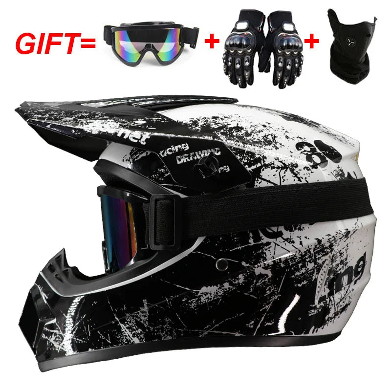 Need Kids Gear? Youth Motorcycle Helmet Off-Road Dirt Bike ATV DH Cross Go-kart Capacete DOT