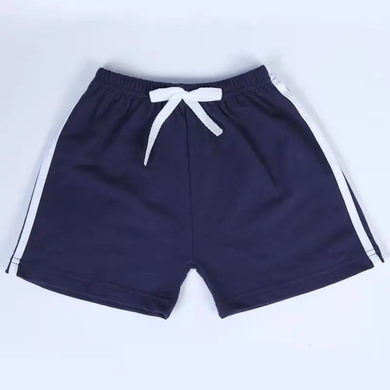 Boys Girls Shorts Cotton Black Red Soft for Kids Sport 2 to 3 4 5 6 7 8 9 10 11 12 13 14 Years 2024 Casual Children Short Pants