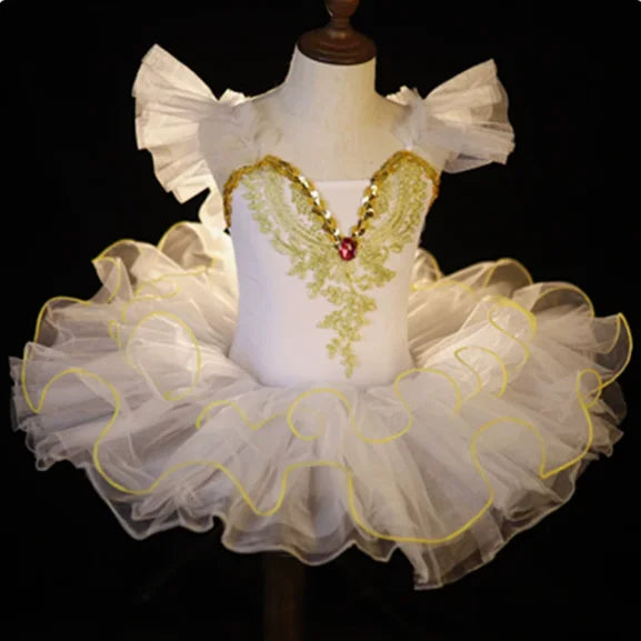 Kids Outfit Ballet Leotard Girl Dress Elegant Vestido Girls Clothes Tutu Baby Dresses Children Ballet Skirt Dance Costume Summer