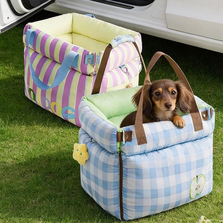 Pet 2-in-1 Pet Car Bag Pet Car Seat Outdoor Safety Seat Cushion Cat Nest Travel Accessories