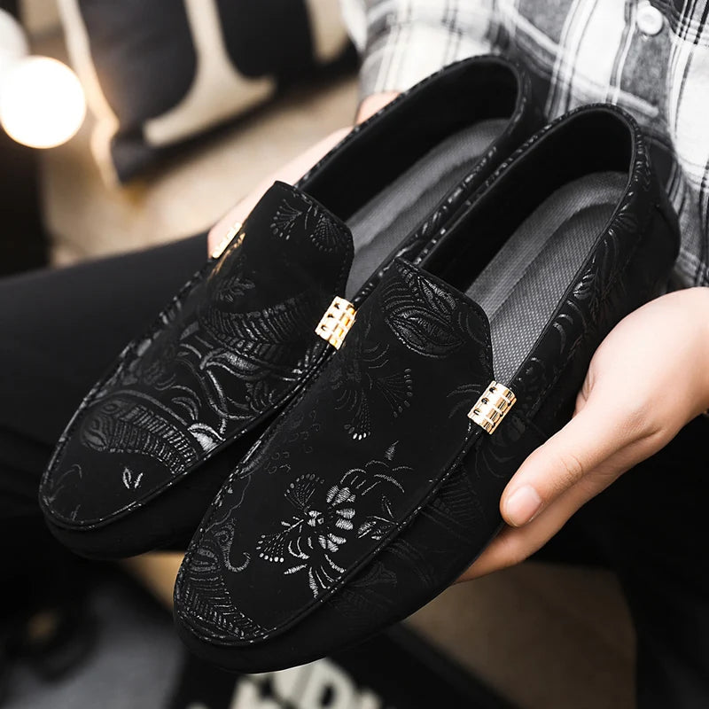 ELUVA Mens Loafers Breathable Comfortable Walking Shoes Non Slip Lightweight Casual Sneakers for Men Summer Outdoor Travel
