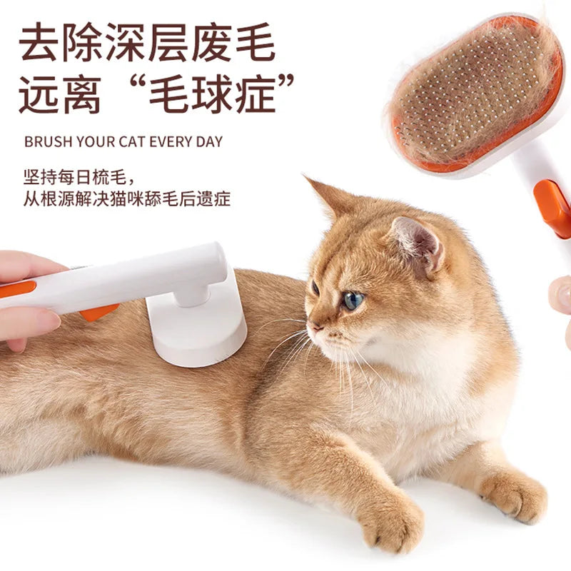 OUWO Pet Cleaning Comb Cat Dog Supplies Professional Grooming Brush For Dogs Cats Pets Pink Blue Light Green Cleaning Tools