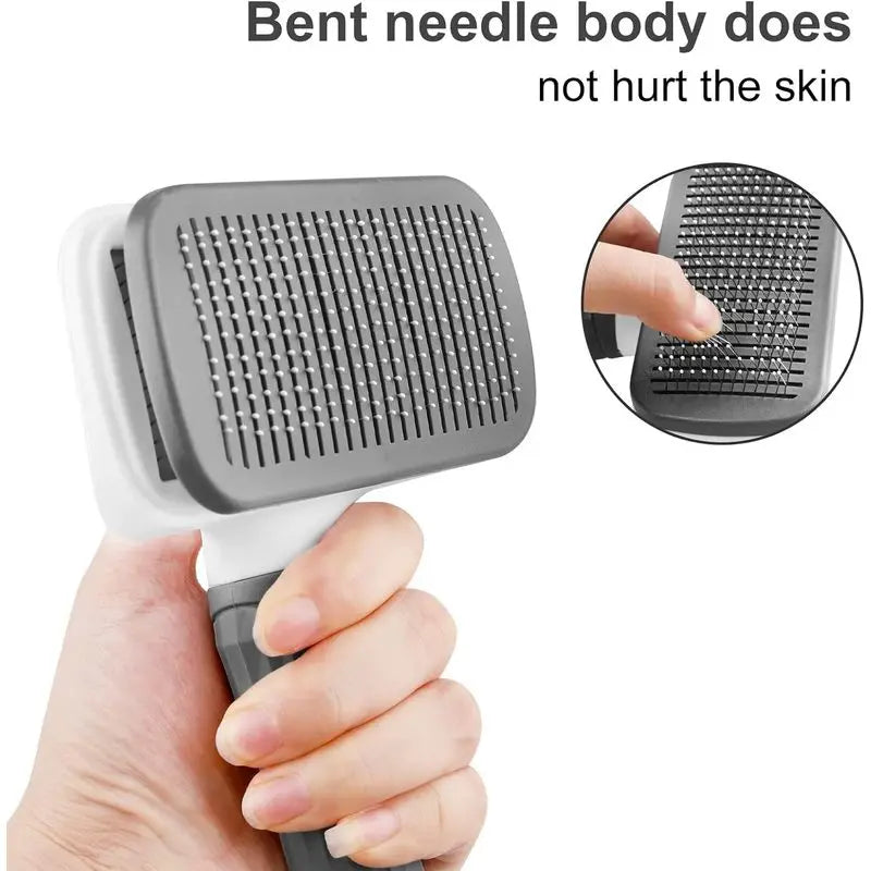 Pet Hair Remover, Dog & Cat Brush, Multi-Surface Cleaning, Easy to Clean, Grey, For Pet Owners HJ