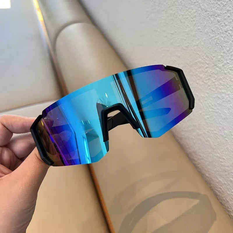 Outdoor Sports Sunglasses for Men Lightweight Oversized Male Shades Cycling Driving Fishing Fashion Mirror Sun Glasses Women
