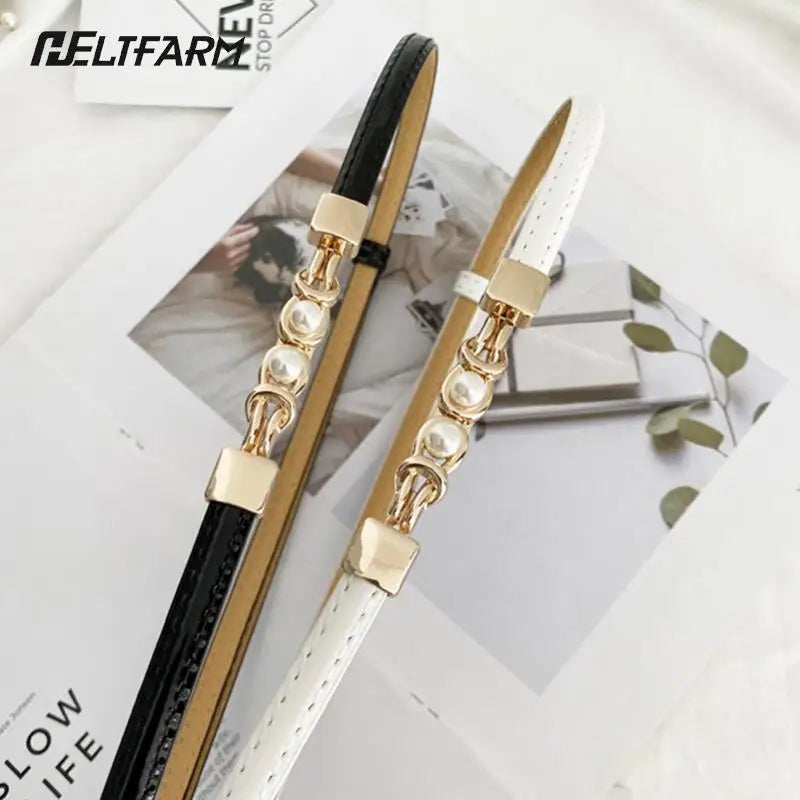 Ladies Adjustable Thin Belts For Women Fashion Luxury Brand Designer Style Skinny Coat Jacket Dress Waist Belt Female