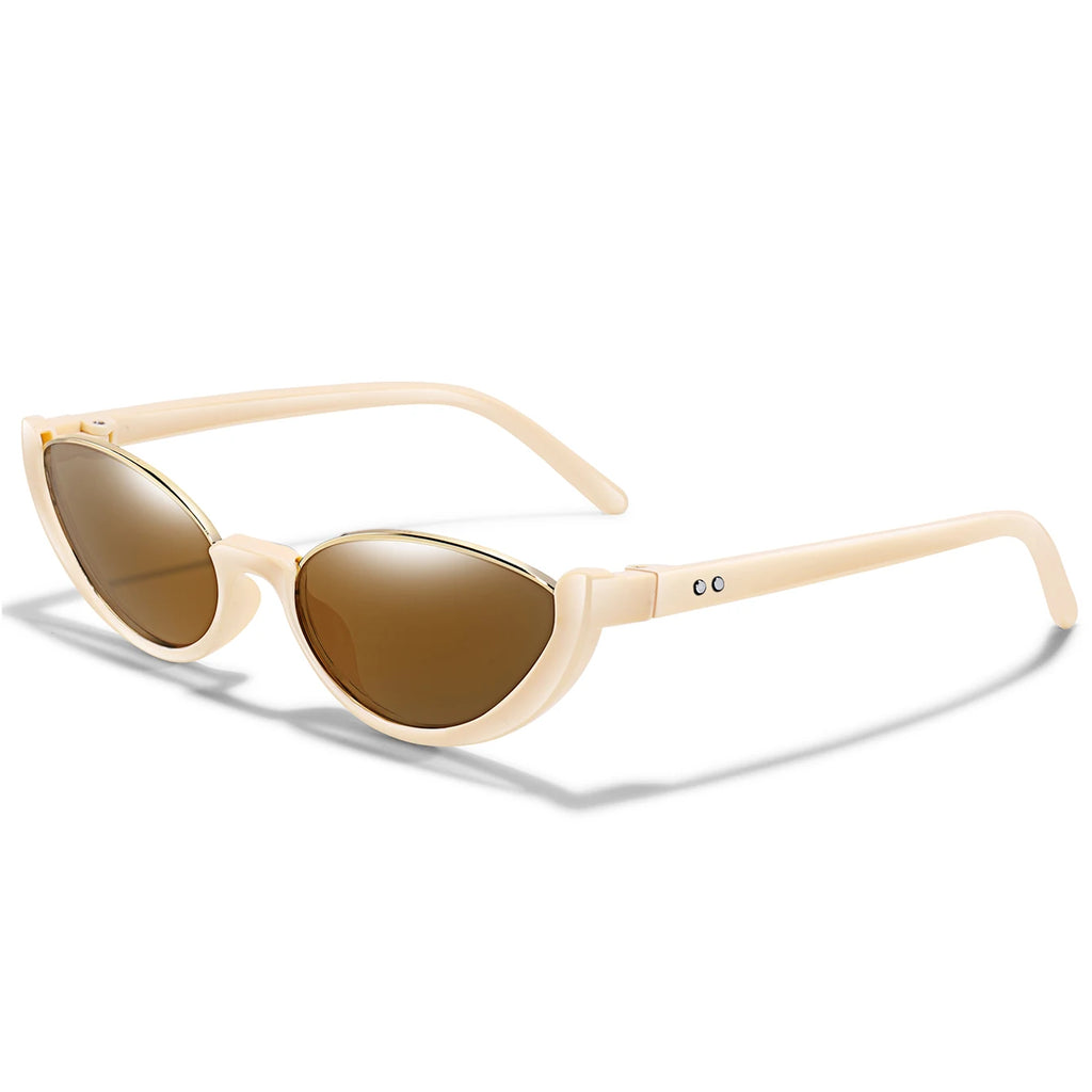 Women's Casual Sunglasses Half-frame UV Protection Glasses for Outdoor Activities Selfie Travel Driving Cycling