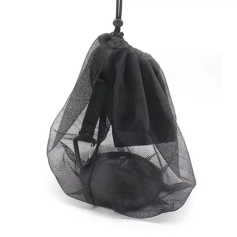 Sports Training Equipment Bag Basketball Net Design Large Capacity Drawstring