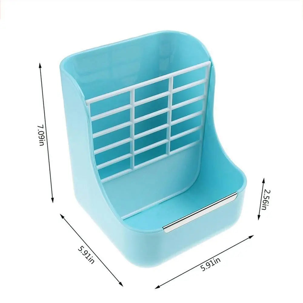 Food Container Pet Feeding Rack for Grass Guinea Pig Hamster Feeder Small Animal Supplies Rabbit Hay Feeder Rabbit Feeding Bowl