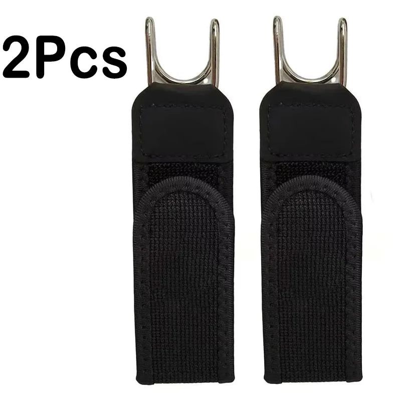Four Men'S Belts, No-Buckle Belt with Hooks, Tactical Metal Hook Elastic Belt, an Adjustable Magic Tape No-Buckle Belt for Men