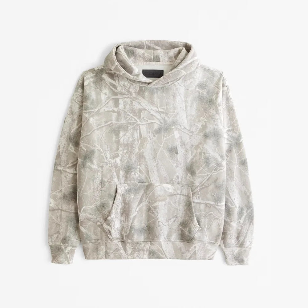 2024 Cross-Border 3D Digital Printing Hoodie Unisex Abstract American Pattern Casual Loose Fit Long Sleeve Polyester Sweatshirt