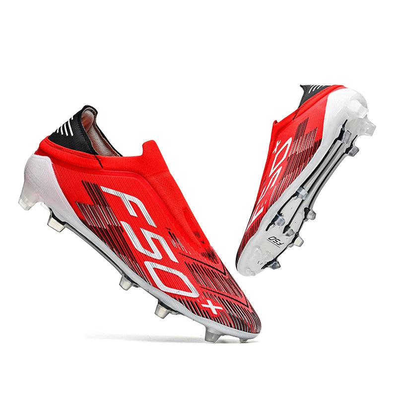 New Men Soccer Shoes Non-Slip Indoor Futsal Football Boots Match Grass Cleats High-quality Sneakers Hot-selling High-top Outdoor