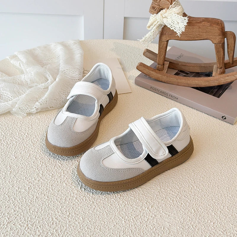 Children's Casual Sneakers for Ages 3-18 Red Boys' and Girls' All-Season Shoes White Soft-Sole Anti-Slip Training Shoes for Kids