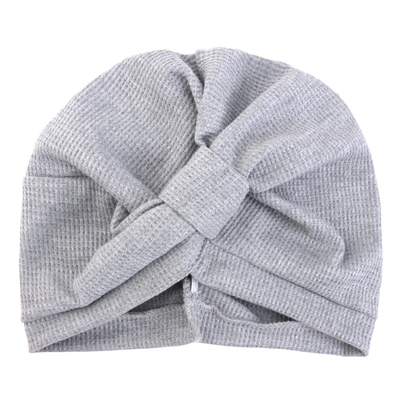 Women's headscarf hat breathable cotton thick waffle square headscarf hat Indian hat ethnic headscarf