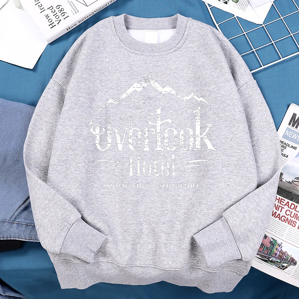 The Overlook Hotel The Shining Hoodies Man Crewneck Cartoon Sweatshirt Fleece Pullover Hoody Hip Hop Warm Fashion Hoodie Couple