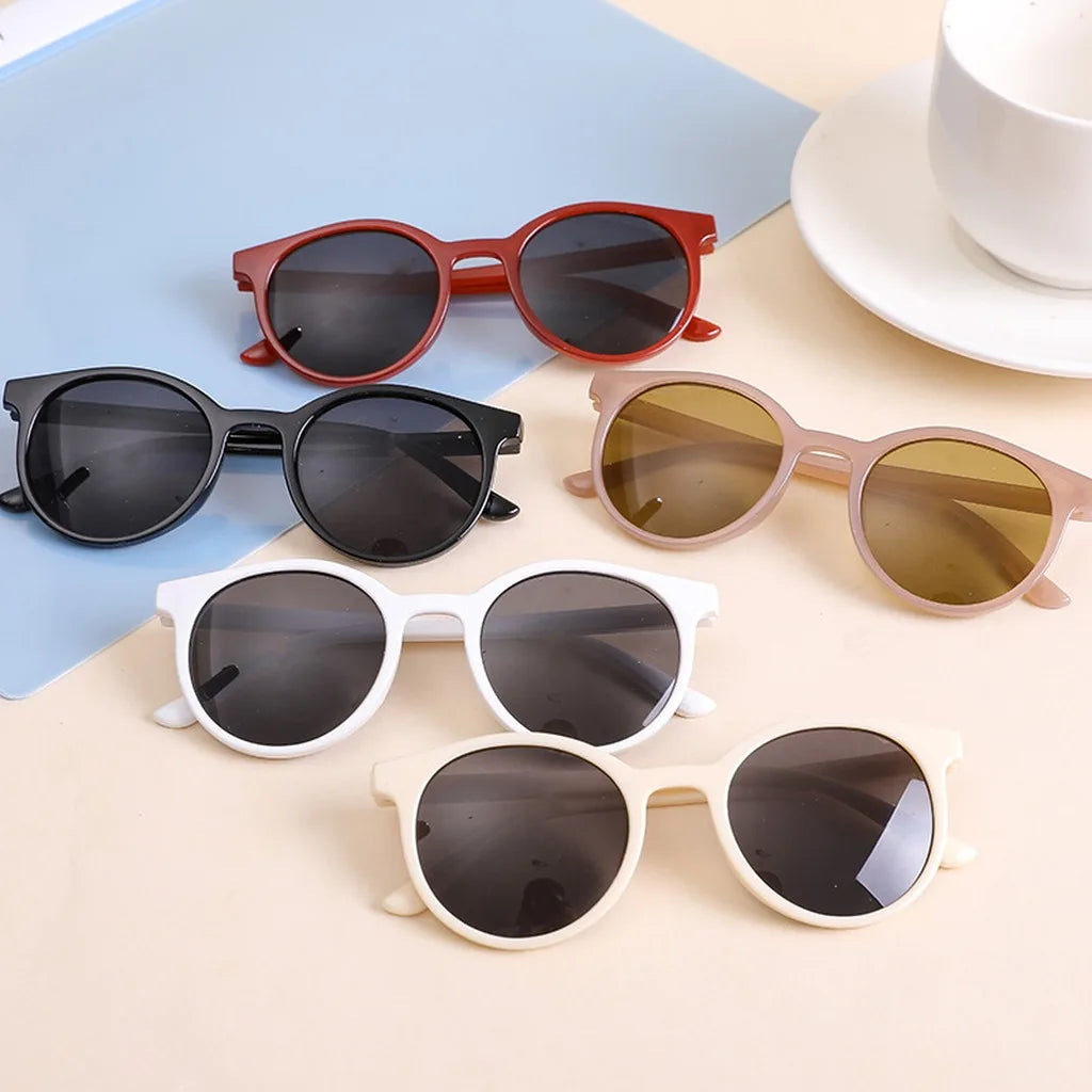 Kids Sunglasses Polarized Jelly Color Sunglasses Oval Frame Sunglasses  For Beach Friend Gatherings Daily Outings