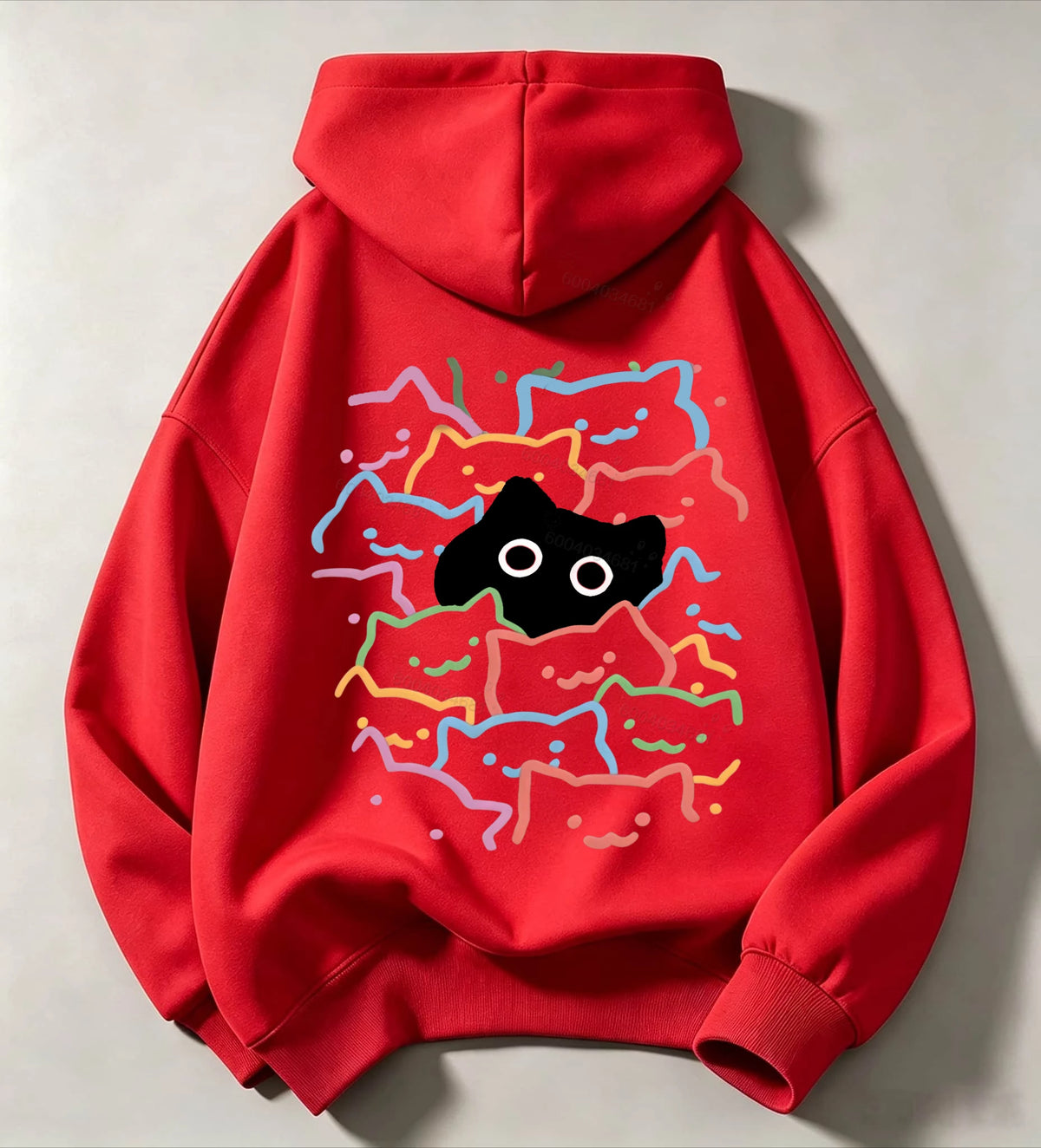 Spring, Autumn and Winter Children'sComfortable Hooded Sweatshirt-Boys' and Girls' Casual FestivalCartoon Print Pullover Sweater