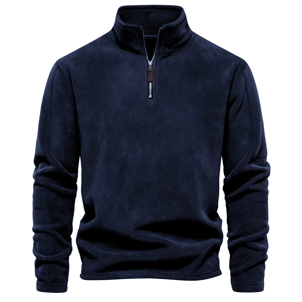 Hot Selling Men's Fashion Fleece Warm Long Sleeved Hoodie for Winter 2024, Daily Loose Casual Versatile Trend Hoodie
